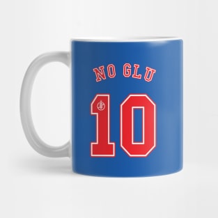 No Glu-10 Football Mug